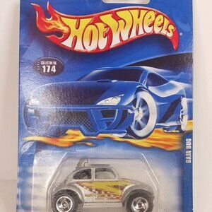 HotWheels Volkswagon Beetle Baja Bug VW Diecast 1:64 Vintage Factory Sealed